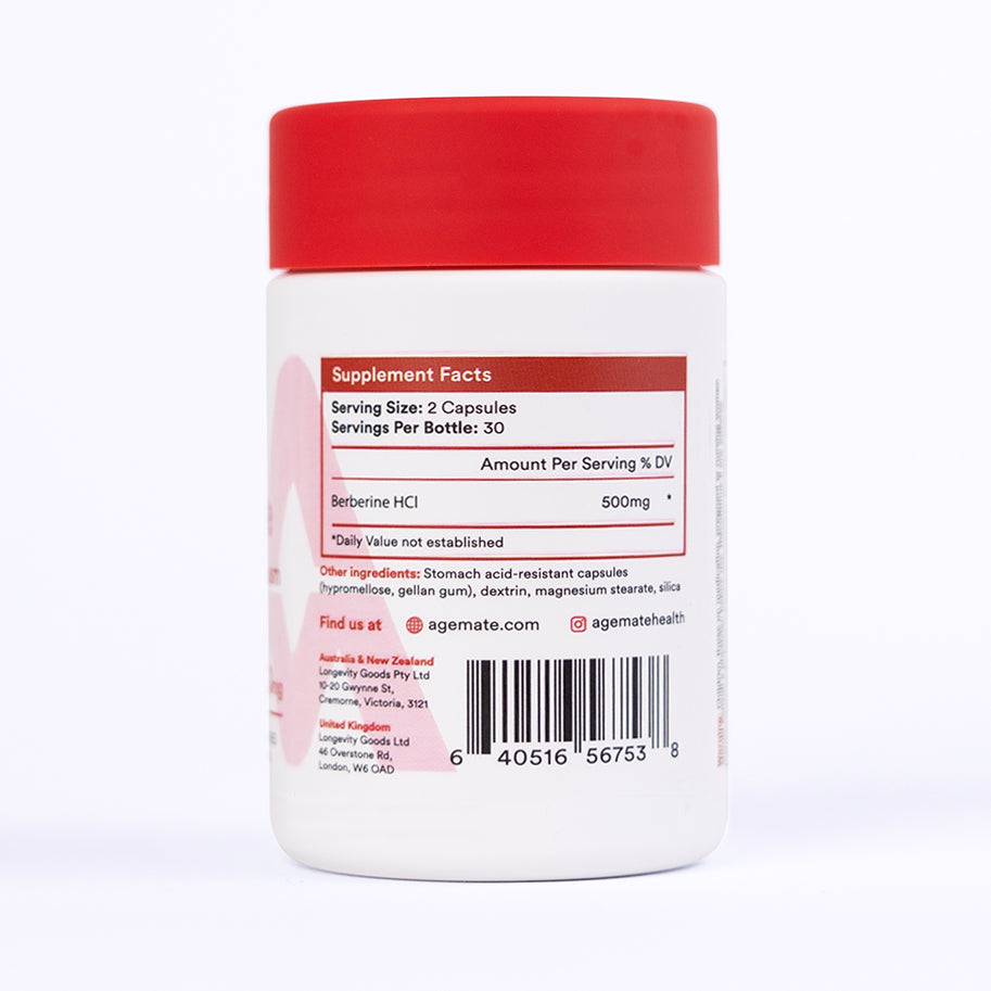 Berberine Capsules (60 x 250mg)