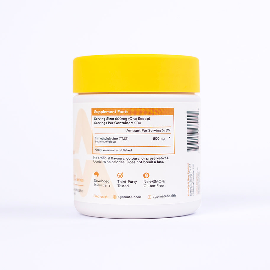 3-Pack of 100g Pure TMG (Betaine) Powder for Methyl Donation