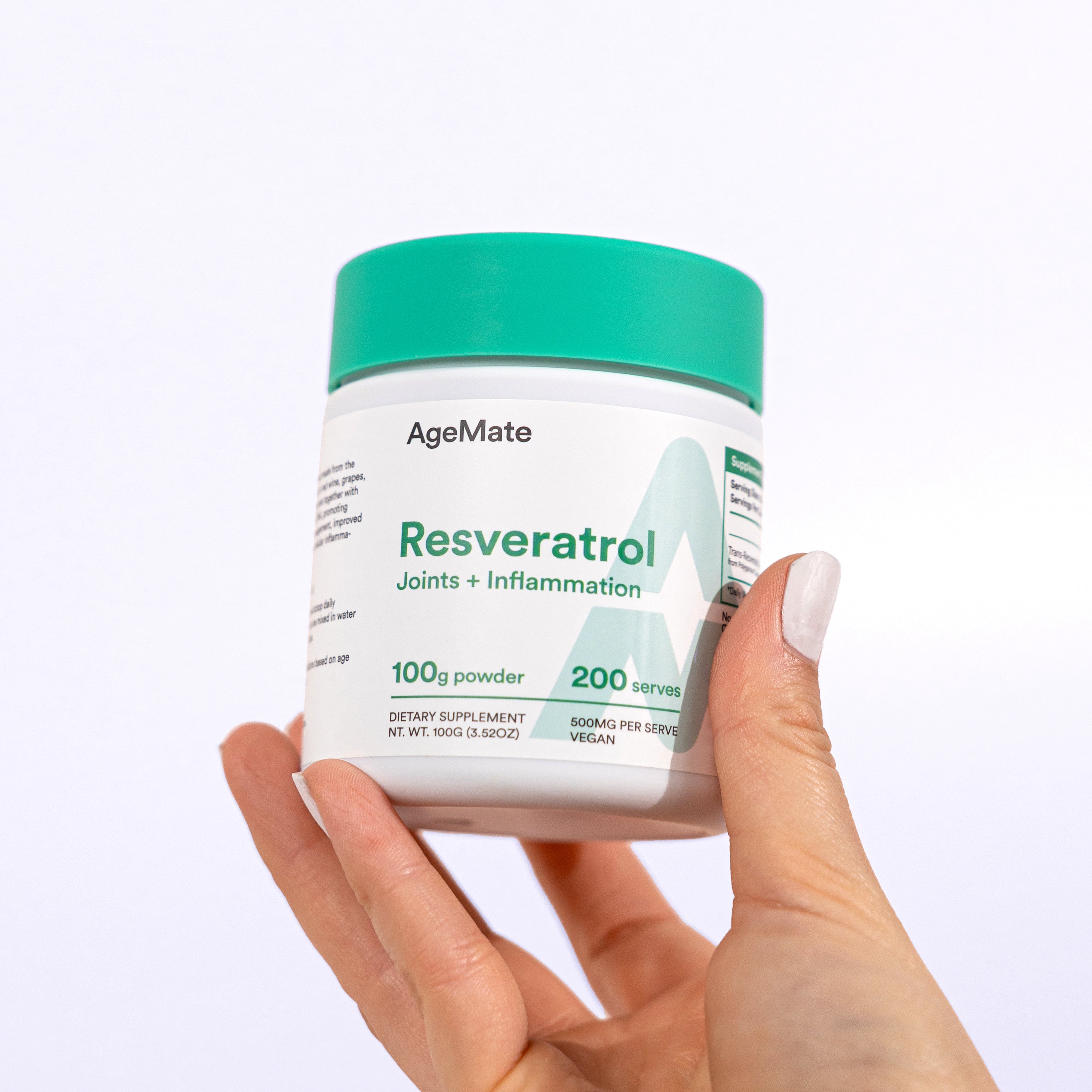 3-Pack of 100g Pure Resveratrol Powder for DNA Repair