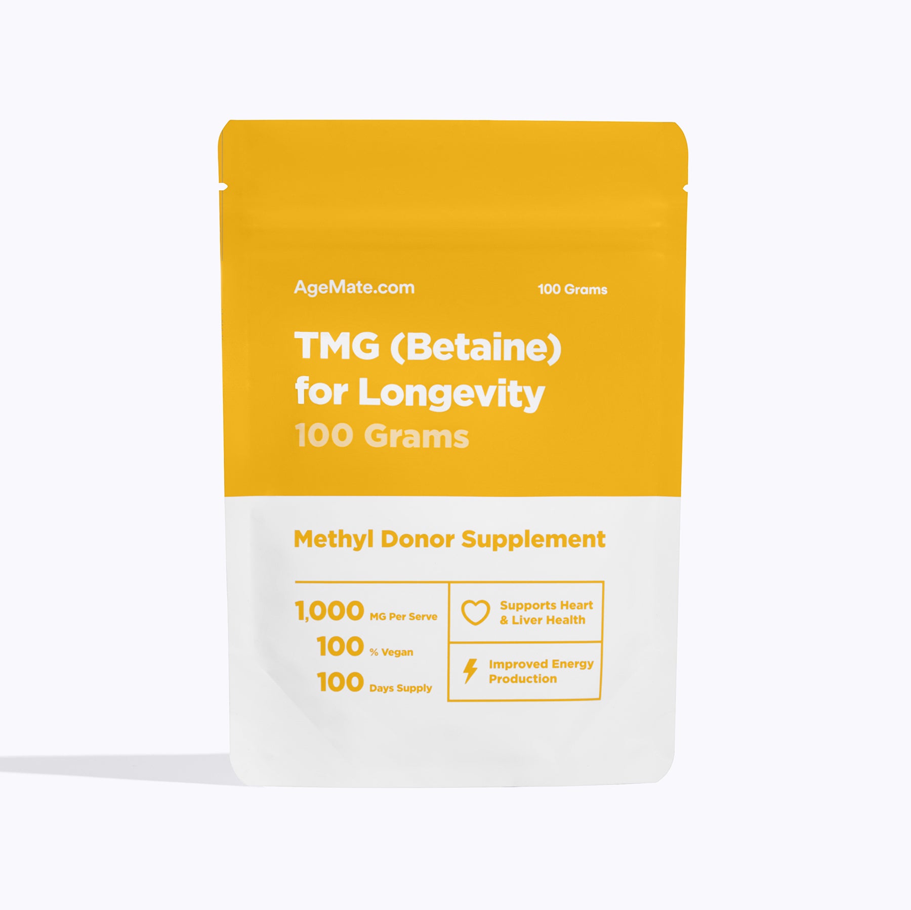 100g Pure TMG (Betaine) Powder for Methyl Donation