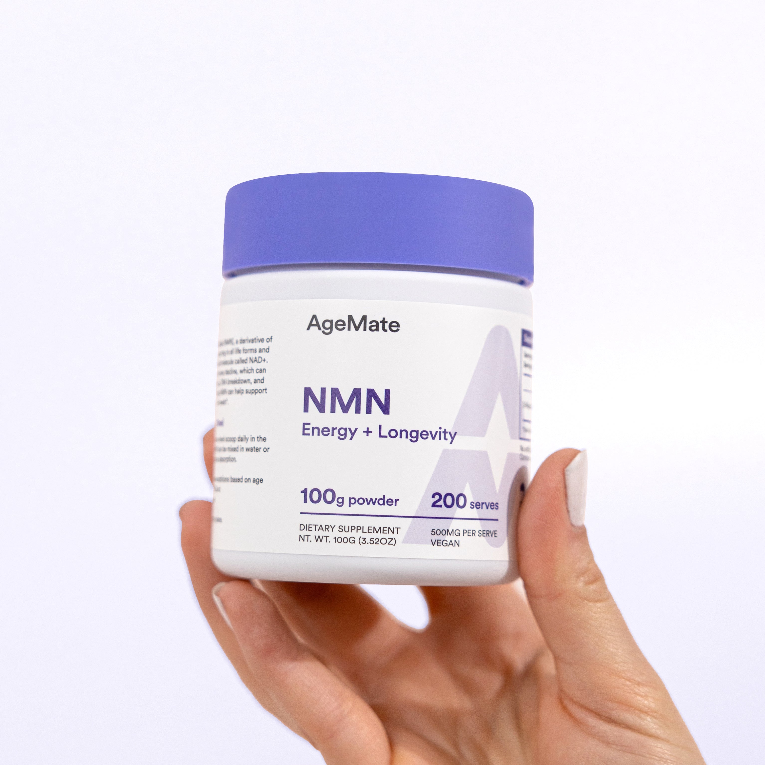 3-Pack of NMN Supplement for NAD+ (100g Pure NMN Powder)