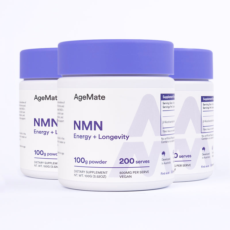Pure NMN Powder 100g | Fast Dissolve ?-Nicotinamide Mononucleotide | NAD+ Booster Anti Aging Energy Supplement