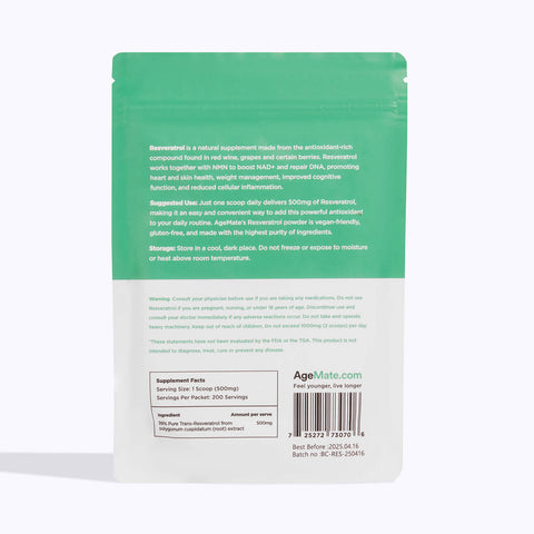 100g Pure Resveratrol Powder for DNA Repair